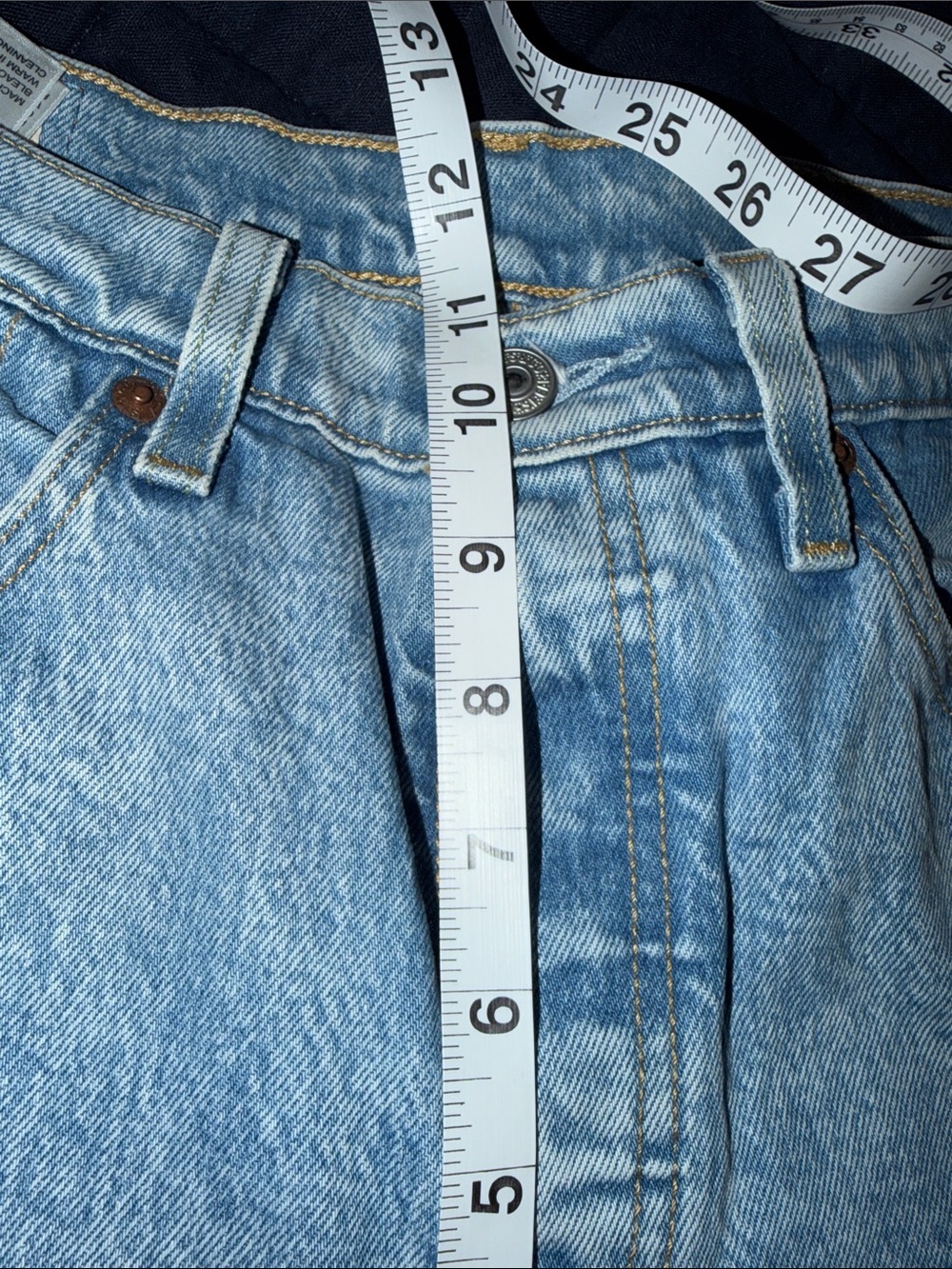 Levi's 501 Crop in Tango Surge W27 L26 Vintage Inspired - Picture 11 of 11